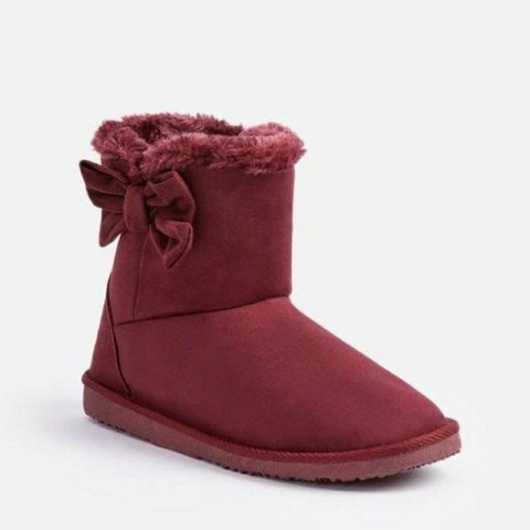 Shoes - Ankle Booties With Side Bow